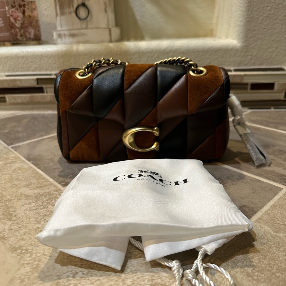 Coach Quilted Leather  Patchwork Tabby 20